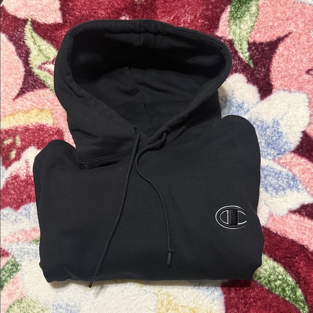 Champion Black Pullover Hoodie